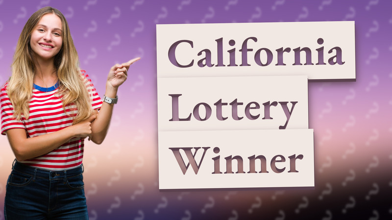 California Lottery Winner