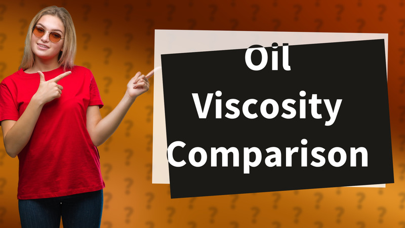 Oil Viscosity Comparison