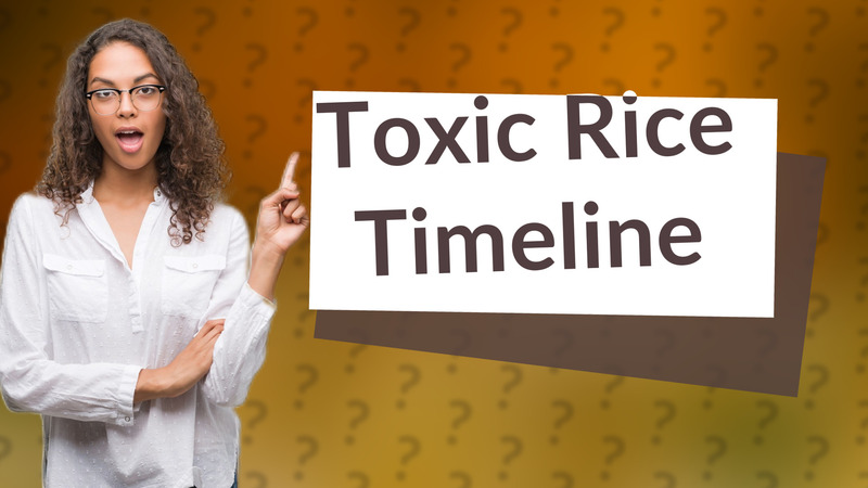 Toxic Rice Timeline
