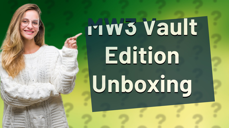 MW3 Vault Edition Unboxing