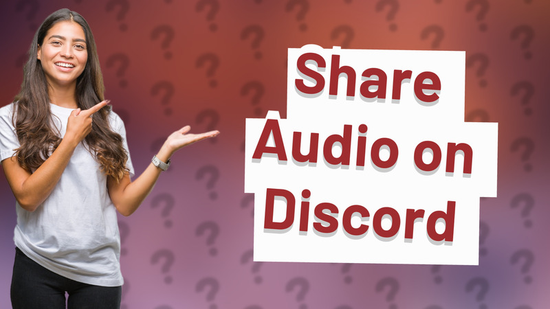Share Audio on Discord