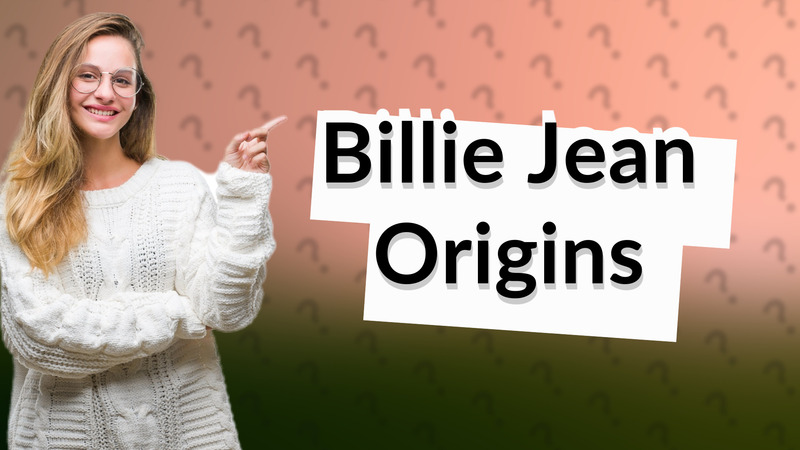 Billie Jean Origins