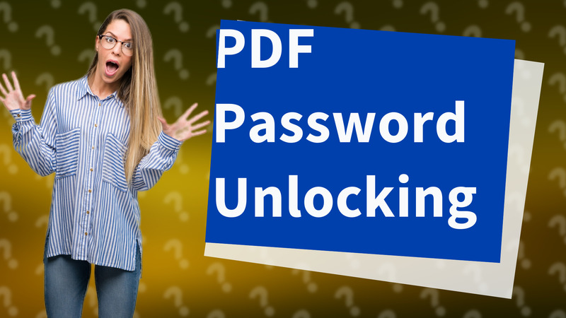 PDF Password Unlocking