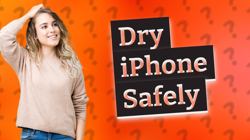 Dry iPhone Safely