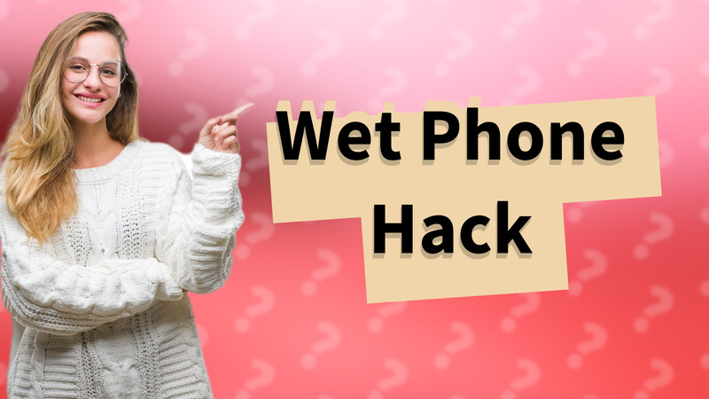 Wet Phone Hack