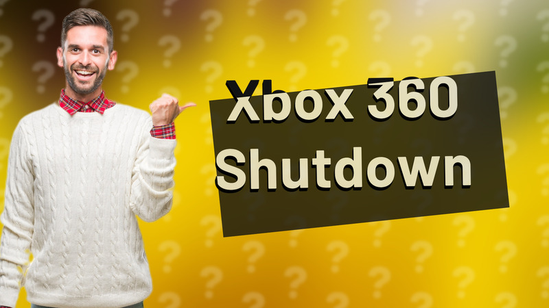 Xbox 360 Shutdown