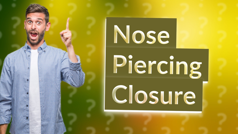 Nose Piercing Closure