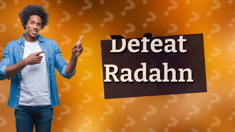 Defeat Radahn
