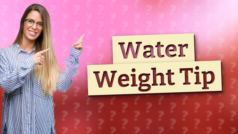 Water Weight Tip