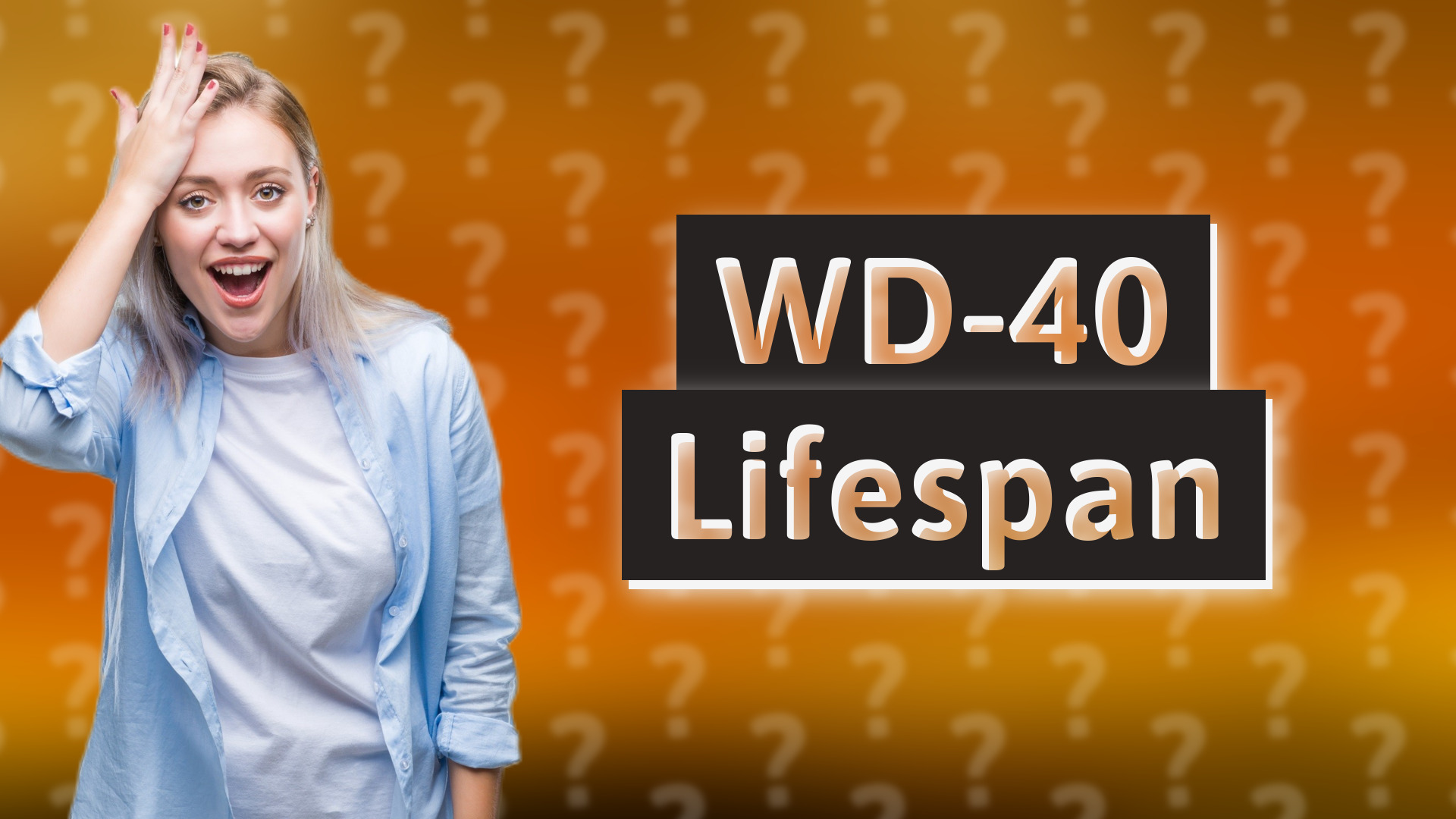 WD-40 Lifespan