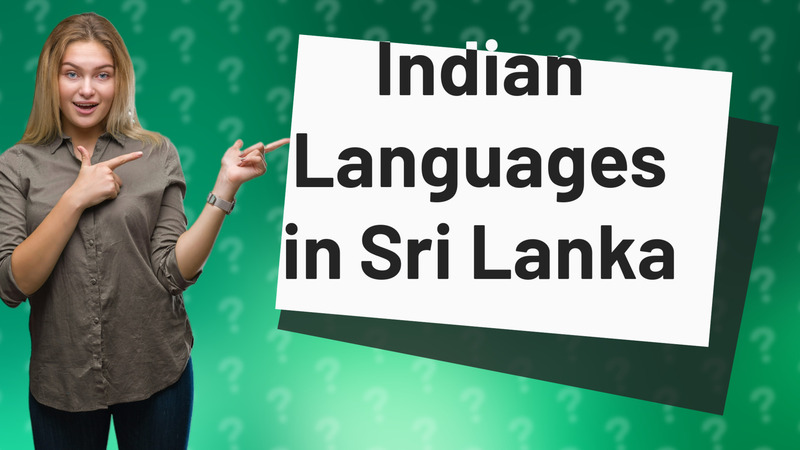 Indian Languages in Sri Lanka