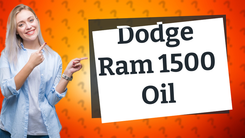 Dodge Ram 1500 Oil