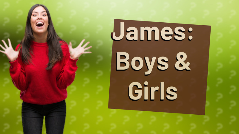 James: Boys & Girls