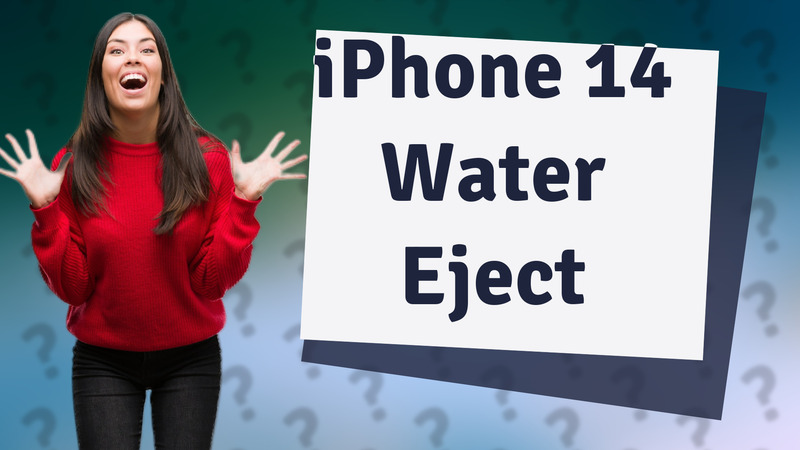 iPhone 14 Water Eject