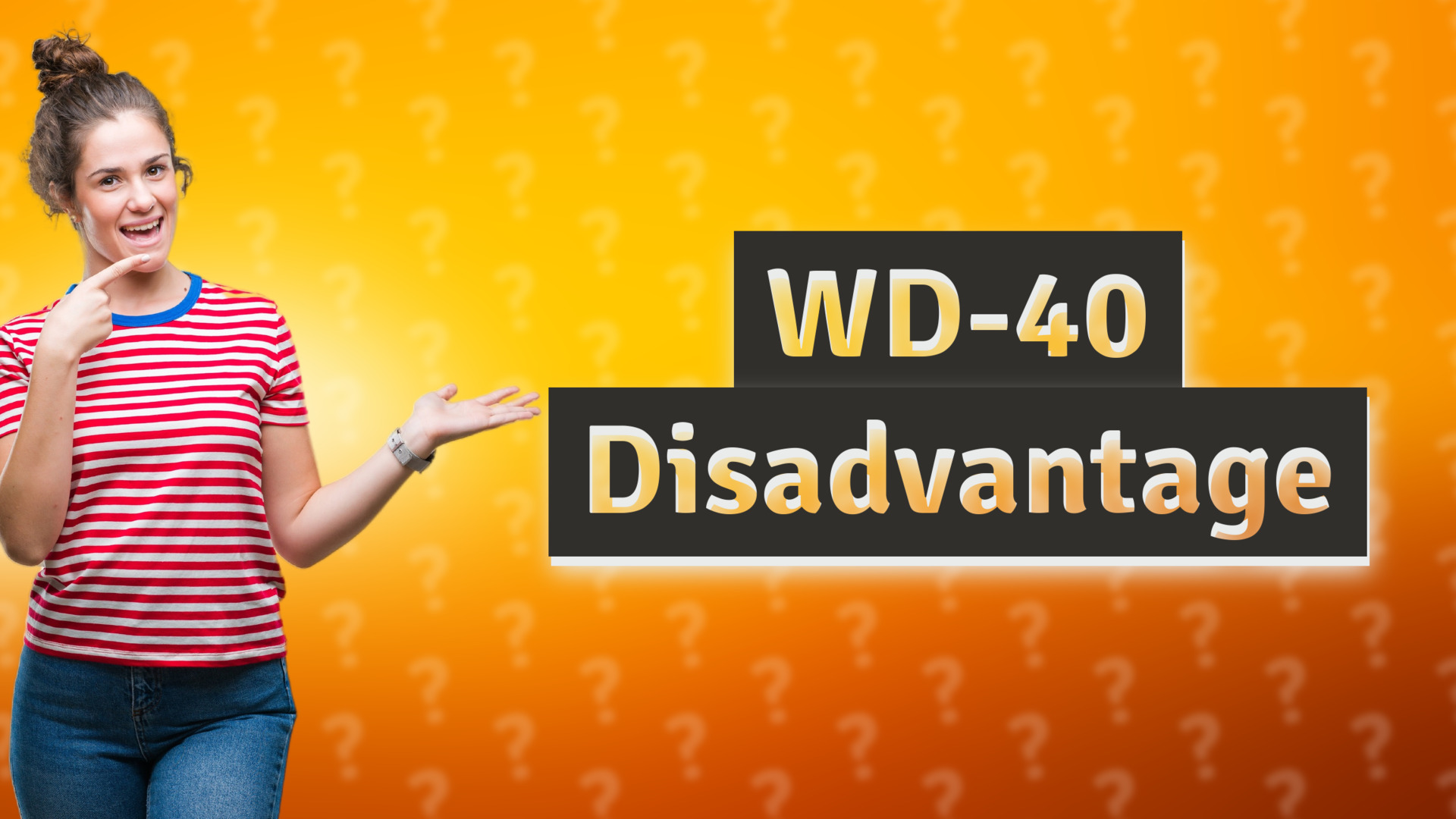 WD-40 Disadvantage