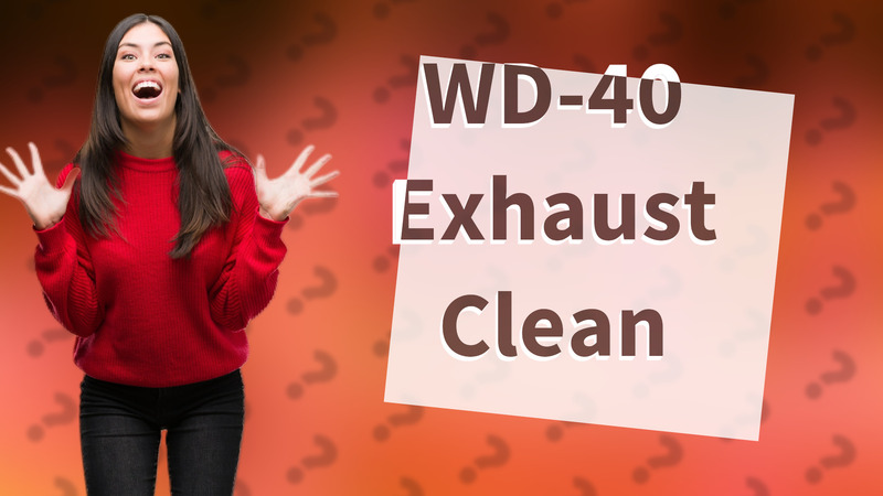 WD-40 Exhaust Clean