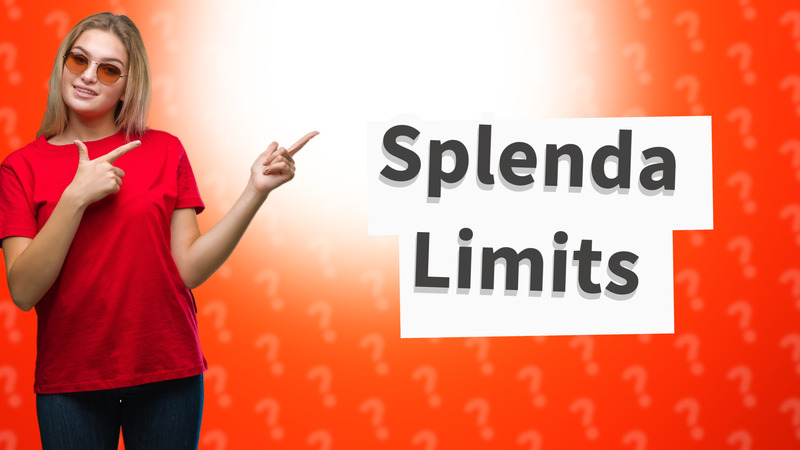 Splenda Limits