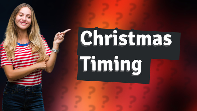 Christmas Timing