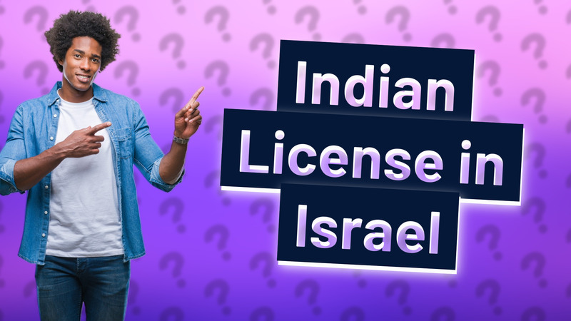 Indian License in Israel