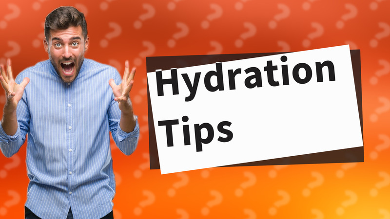 Hydration Tips
