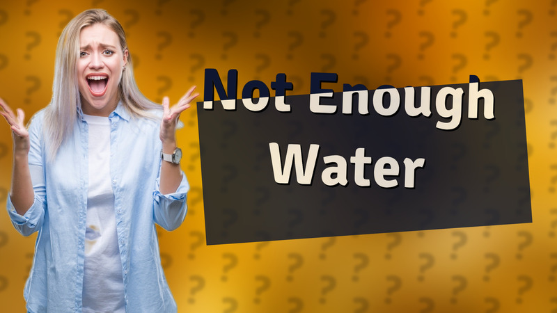 Not Enough Water
