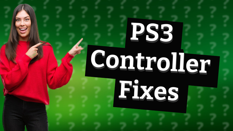 PS3 Controller Fixes