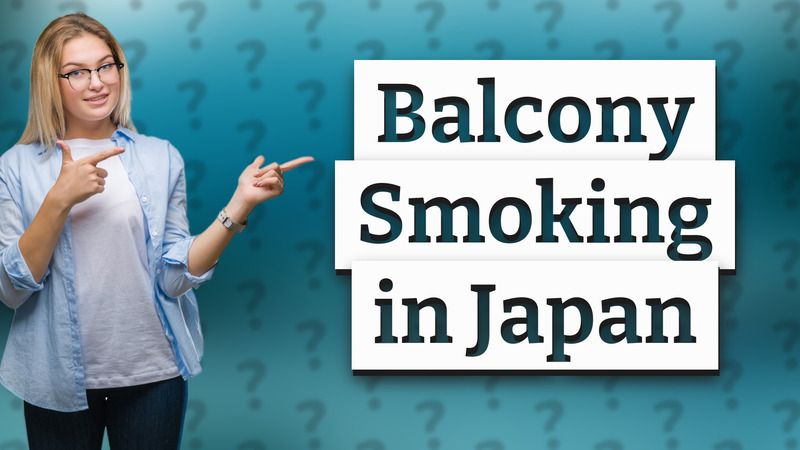 Balcony Smoking in Japan