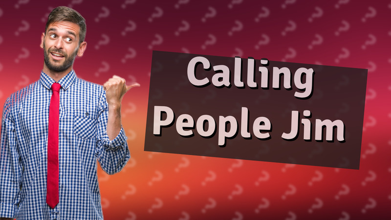 Calling People Jim