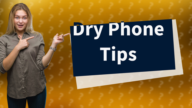 Dry Phone Tips