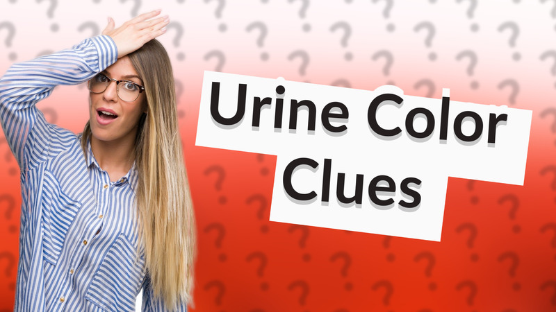 Urine Color Clues