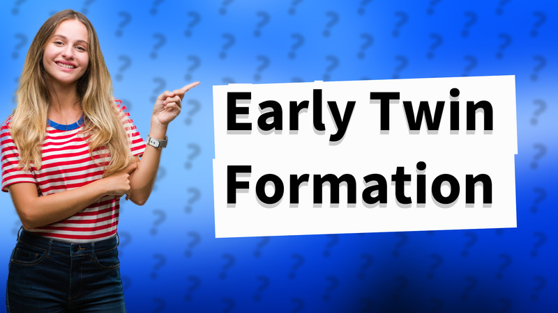 Early Twin Formation