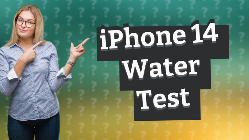 iPhone 14 Water Test