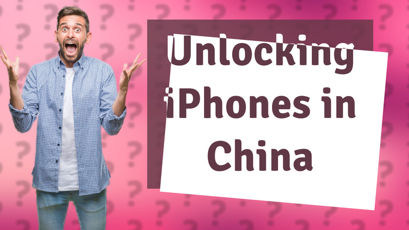 Unlocking iPhones in China