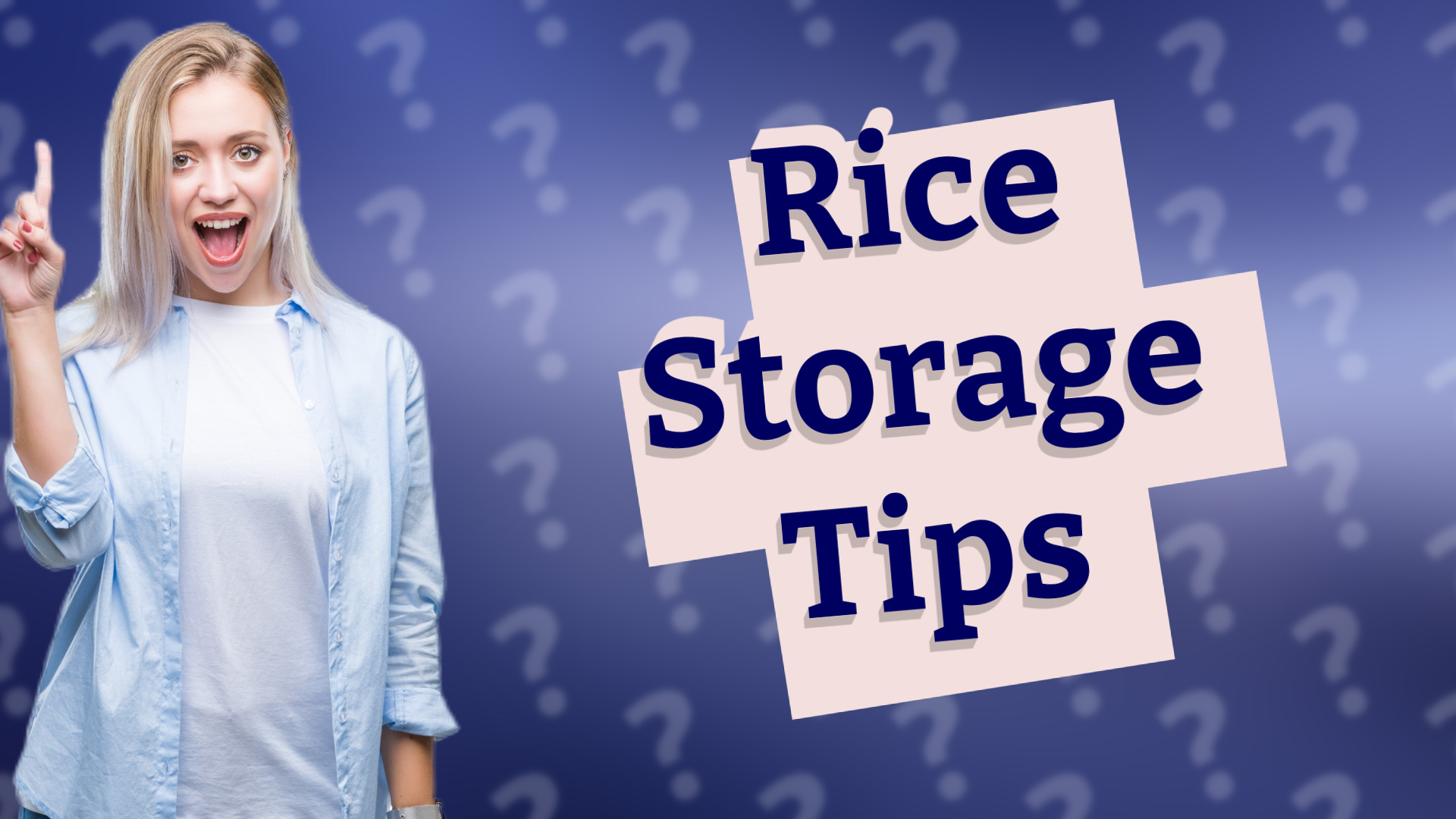 Rice Storage Tips