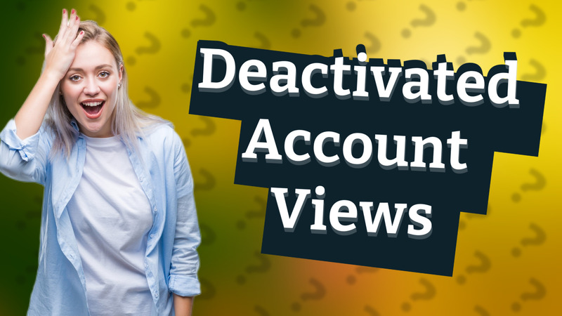 Deactivated Account Views