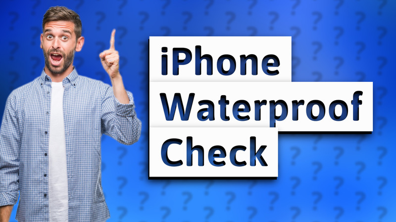 iPhone Waterproof Check