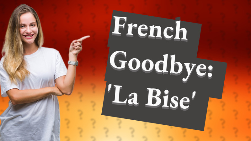 French Goodbye: 'La Bise'