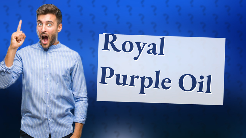 Royal Purple Oil