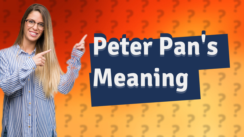 Peter Pan's Meaning