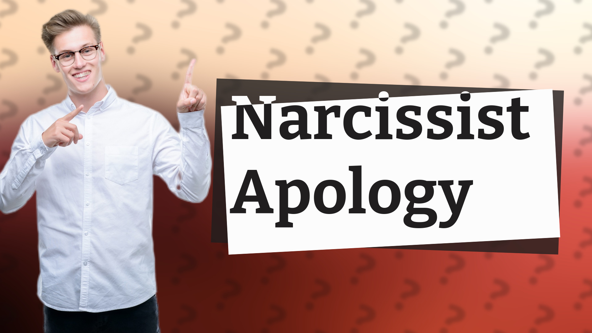 Narcissist Apology