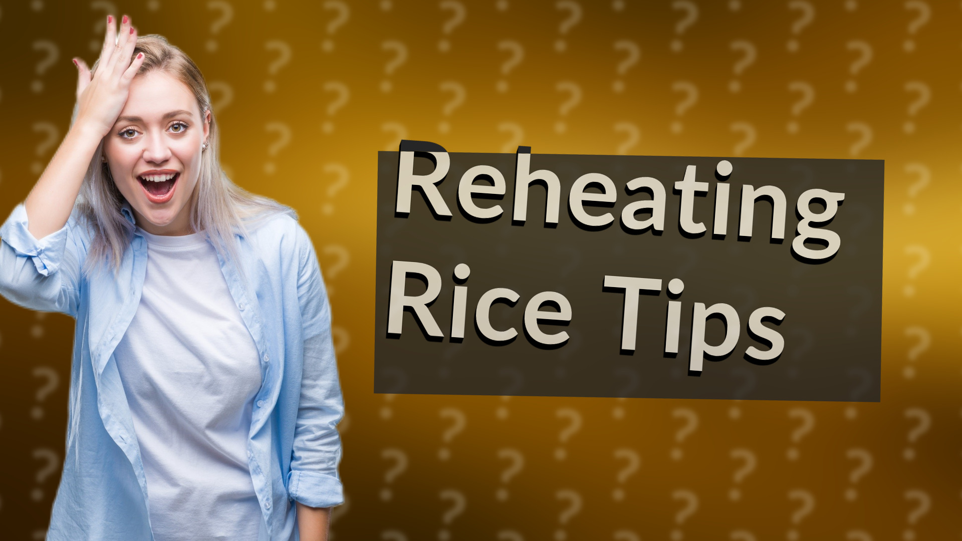 Reheating Rice Tips