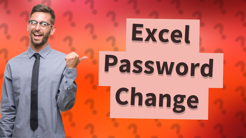 Excel Password Change