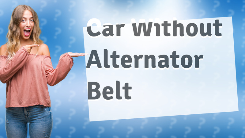 Car Without Alternator Belt