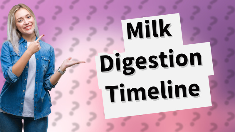 Milk Digestion Timeline