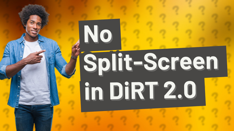 No Split-Screen in DiRT 2.0