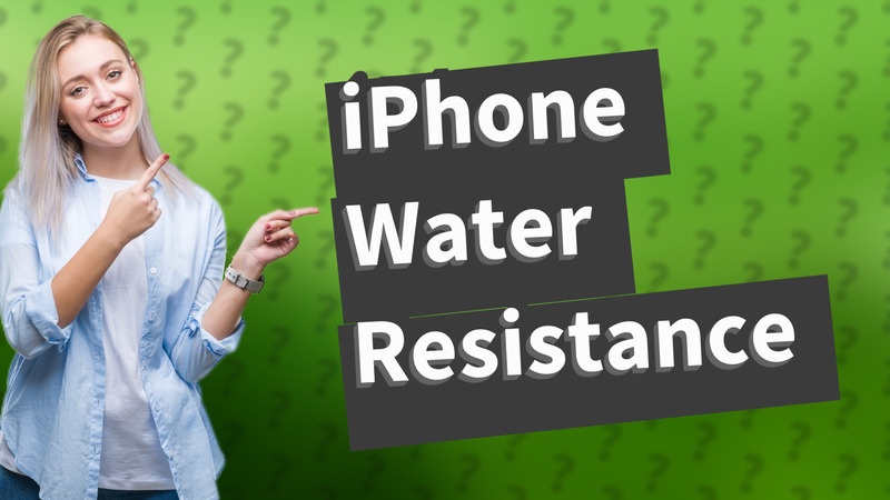 iPhone Water Resistance