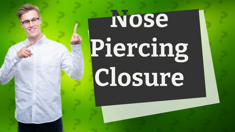 Nose Piercing Closure