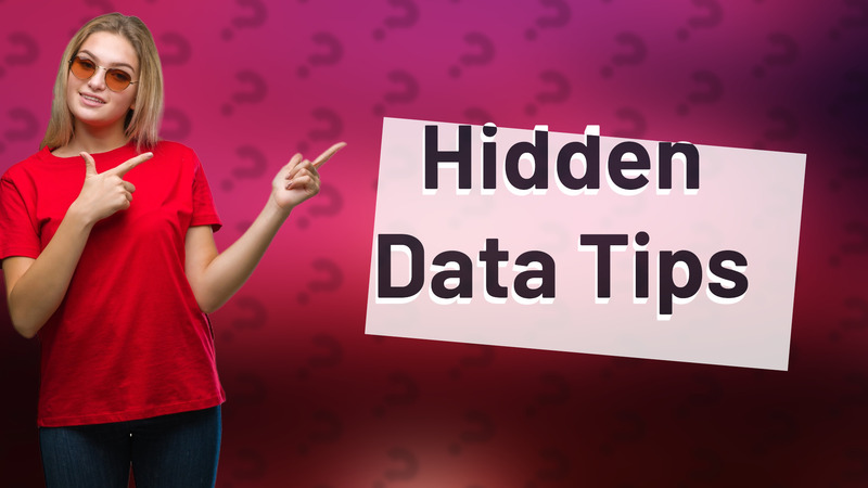 Hidden Data Tips