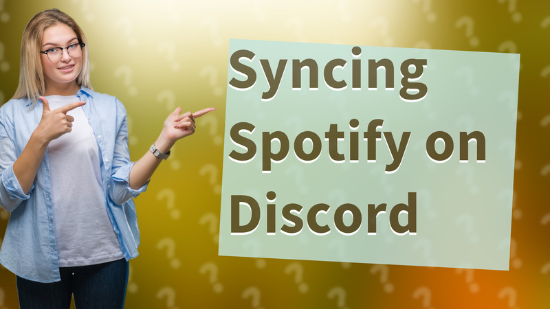 Syncing Spotify on Discord