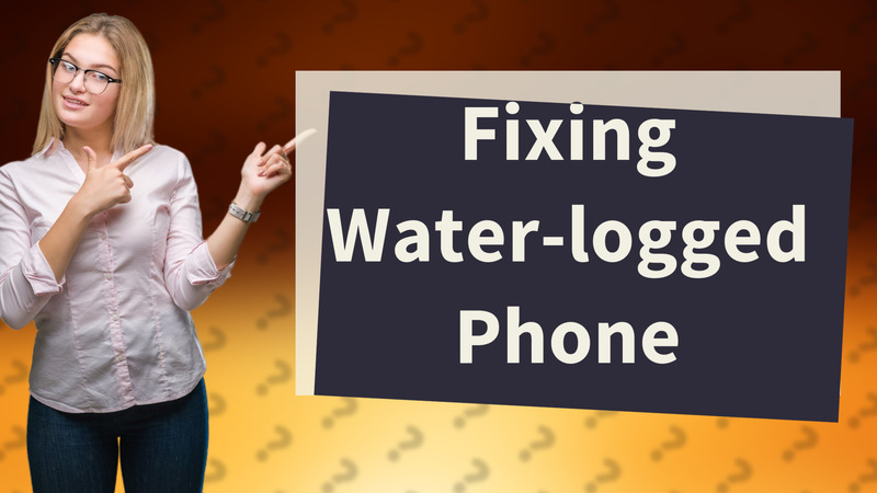 Fixing Water-logged Phone